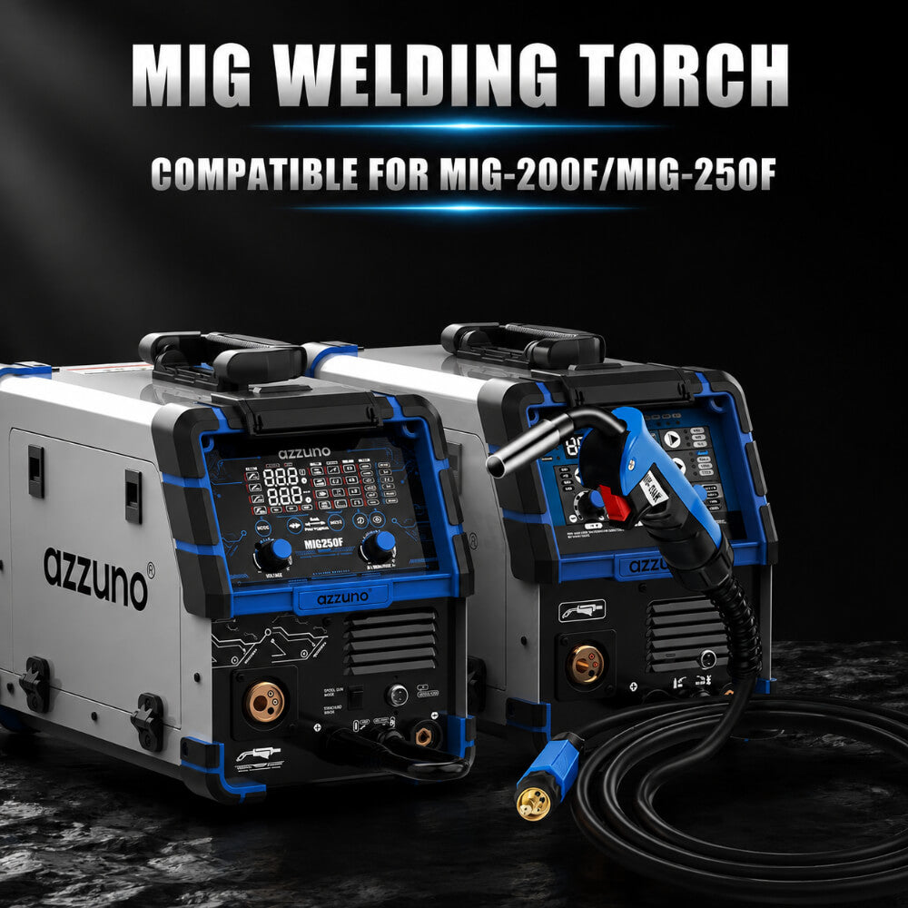 AZZUNO 15AK MIG Welding Gun with 10-ft Cable Euro Connector