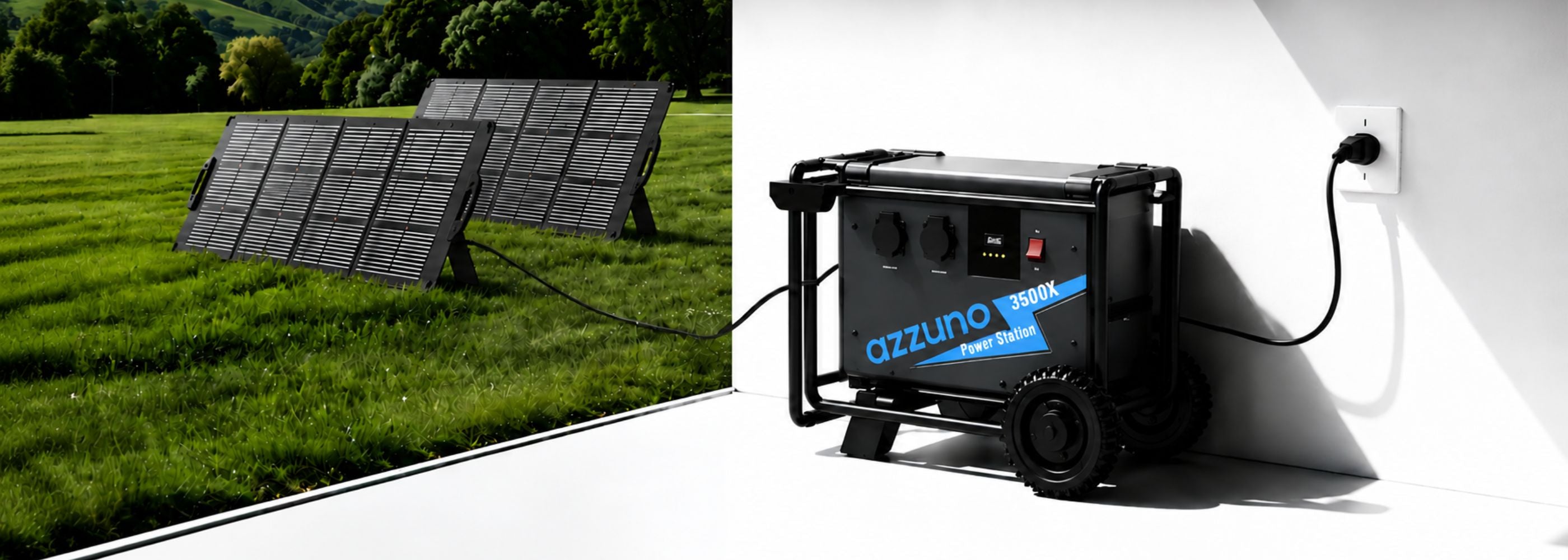 Azzuro industrial power station -Solar + AC Charging