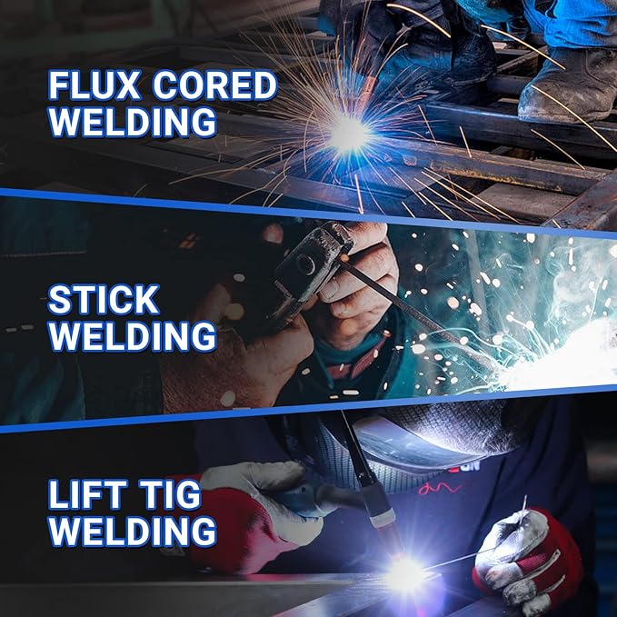 AZZUNO 135Amp 110V 3in1 Synergic Control MIG Welder pic2