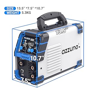 AZZUNO_135_Amp_110V_3_in_1_Synergic_Control_MIG_Welder_description_pic8