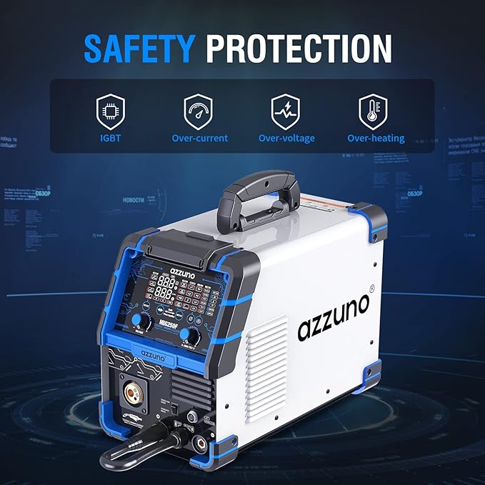Azzuno Aluminum 250A 6in1 110V/220V MIG Welder pic6