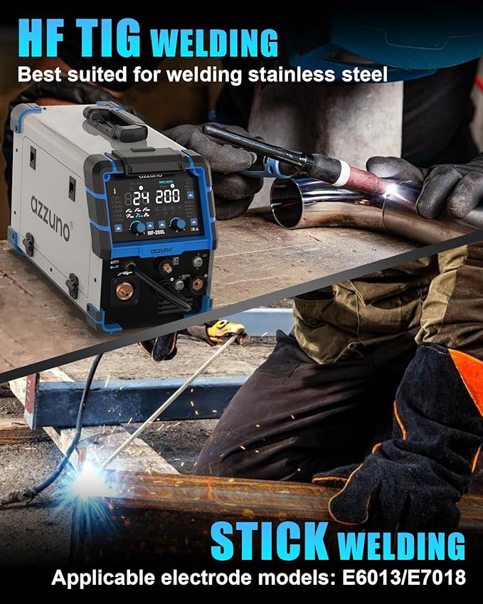Azzuno MIG 200 All-in-One Pulse MIG Welder and Cutter Combo pic7