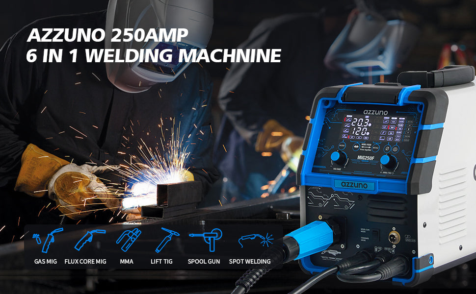 Azzuno_Aluminum_250A_6_in_1_110V_220V_MIG_Welder_description_pic1