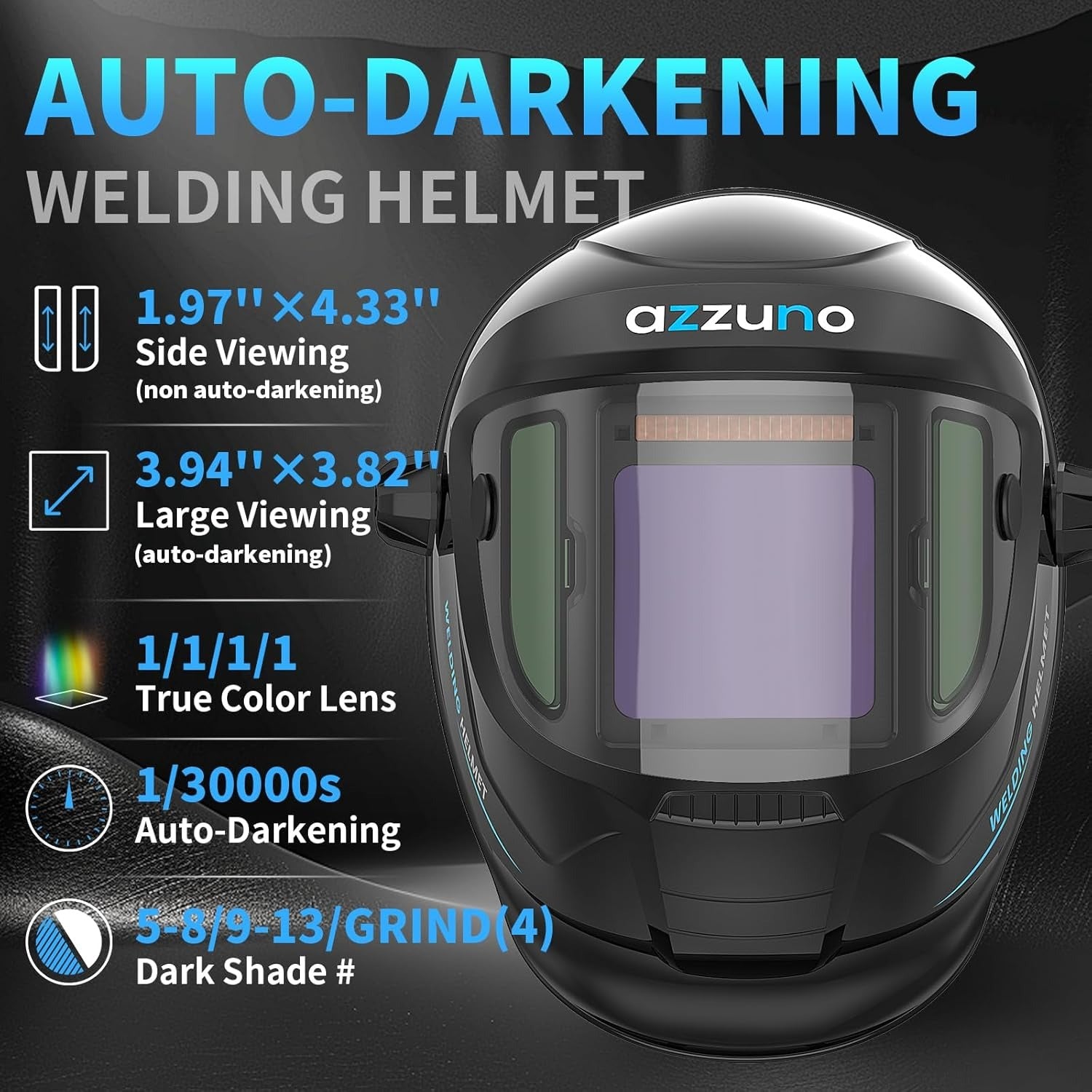 Azzuno Auto Darkening Welding Helmet