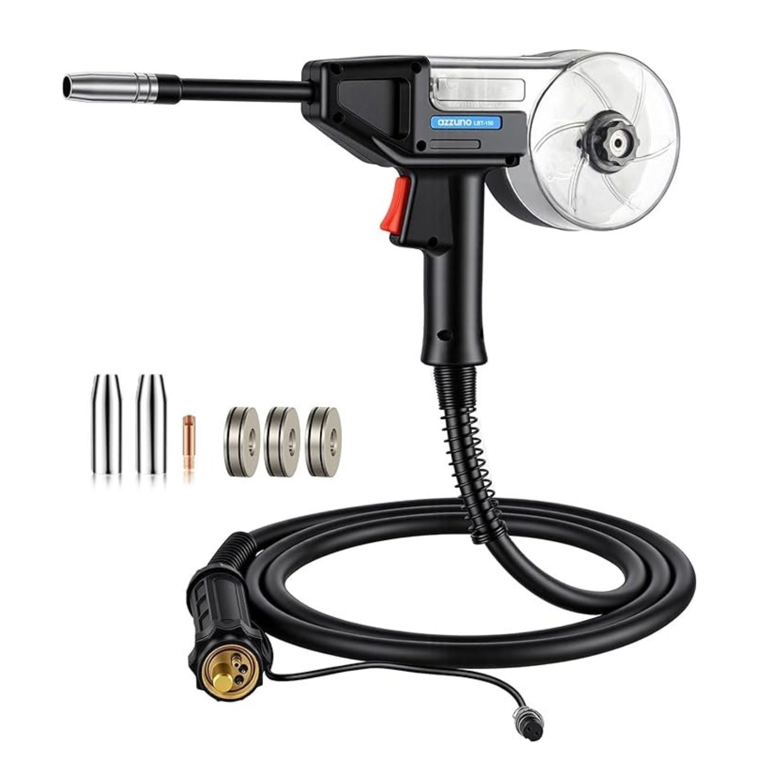 spool gun for MIG welder with 10ft cable and wire spool holder