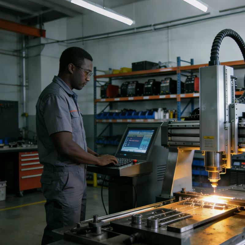 AZZUNO welder manufacturing process and assembly line