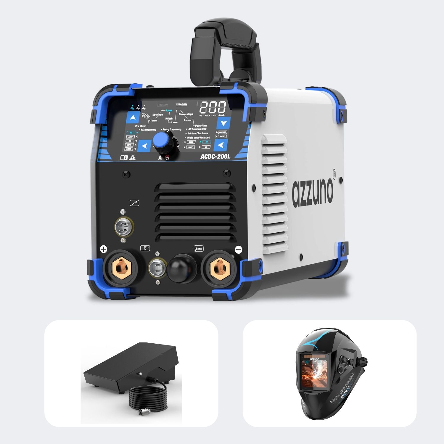 Azzuno TIG-200L AC/DC Aluminum TIG Welder