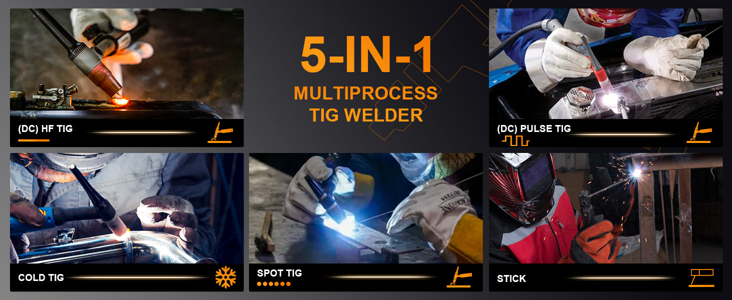 DC TIG welder for professional welding-AZZUNO tig welder
