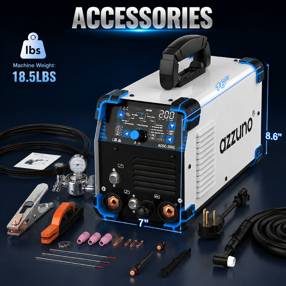 Azzuno 160A All-in-One Pulse MIG Welder and Cutter Combo
