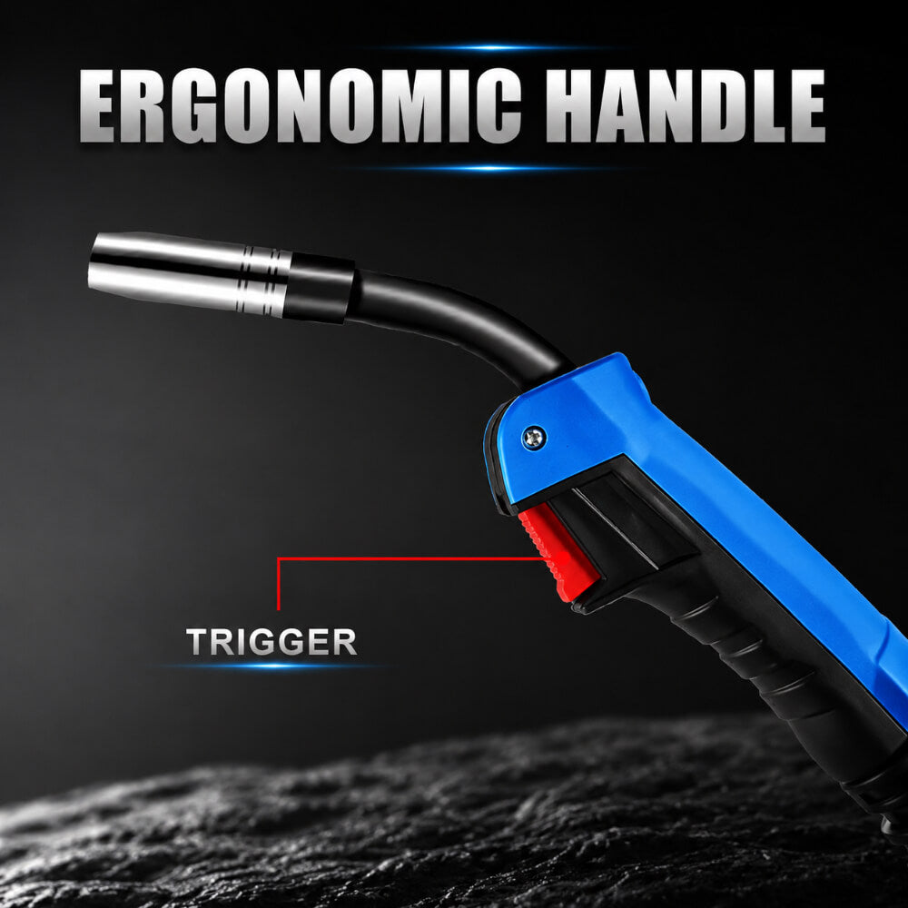 AZZUNO 15AK MIG Welding Gun with 10-ft Cable Euro Connector