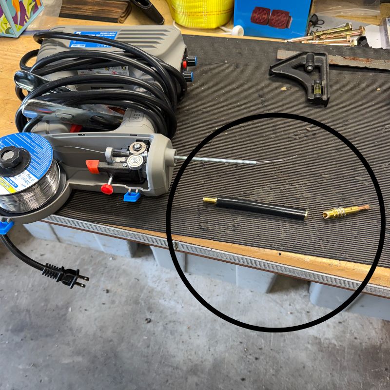 Replacement Tip Holder for AZZUNO Handheld Welder MIG-100Z