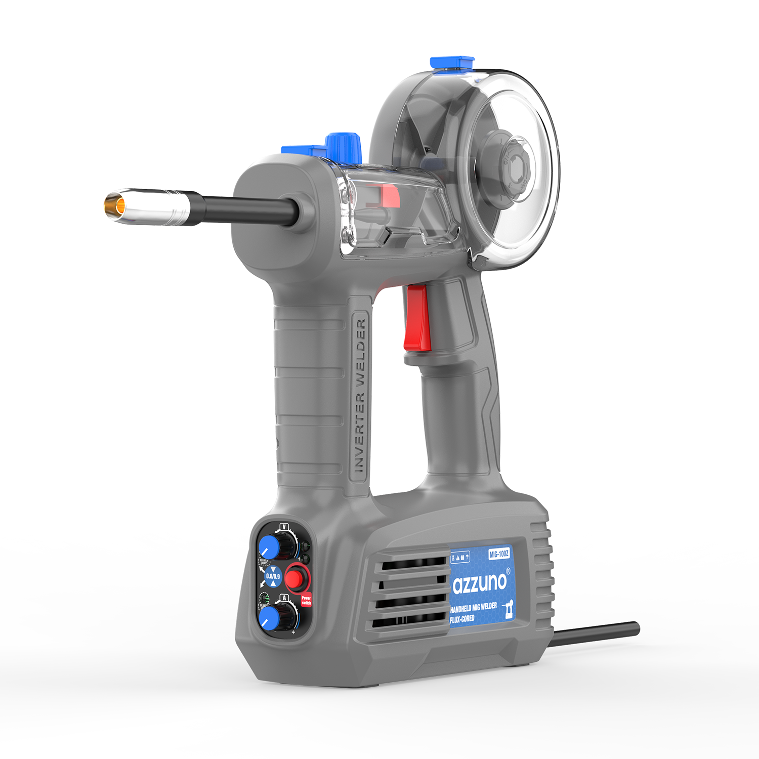 Azzuno Handheld MIG Welder 100A 110V Flux Core Stick Welder