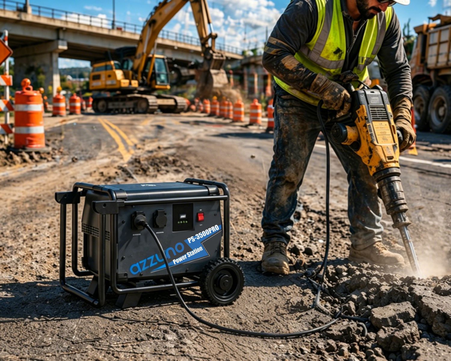 Power Station Built to Power Welders and Heavy-Duty Tools