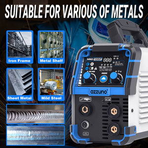 AZZUNO_135_Amp_110V_3_in_1_Synergic_Control_MIG_Welder_description_pic4