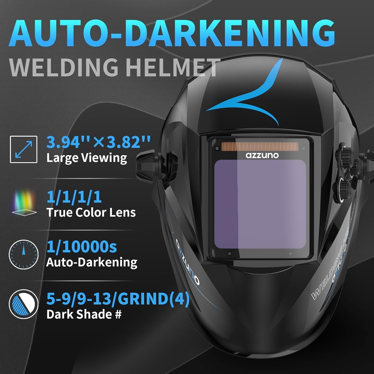Azzuno Auto Darkening Welding Helmet