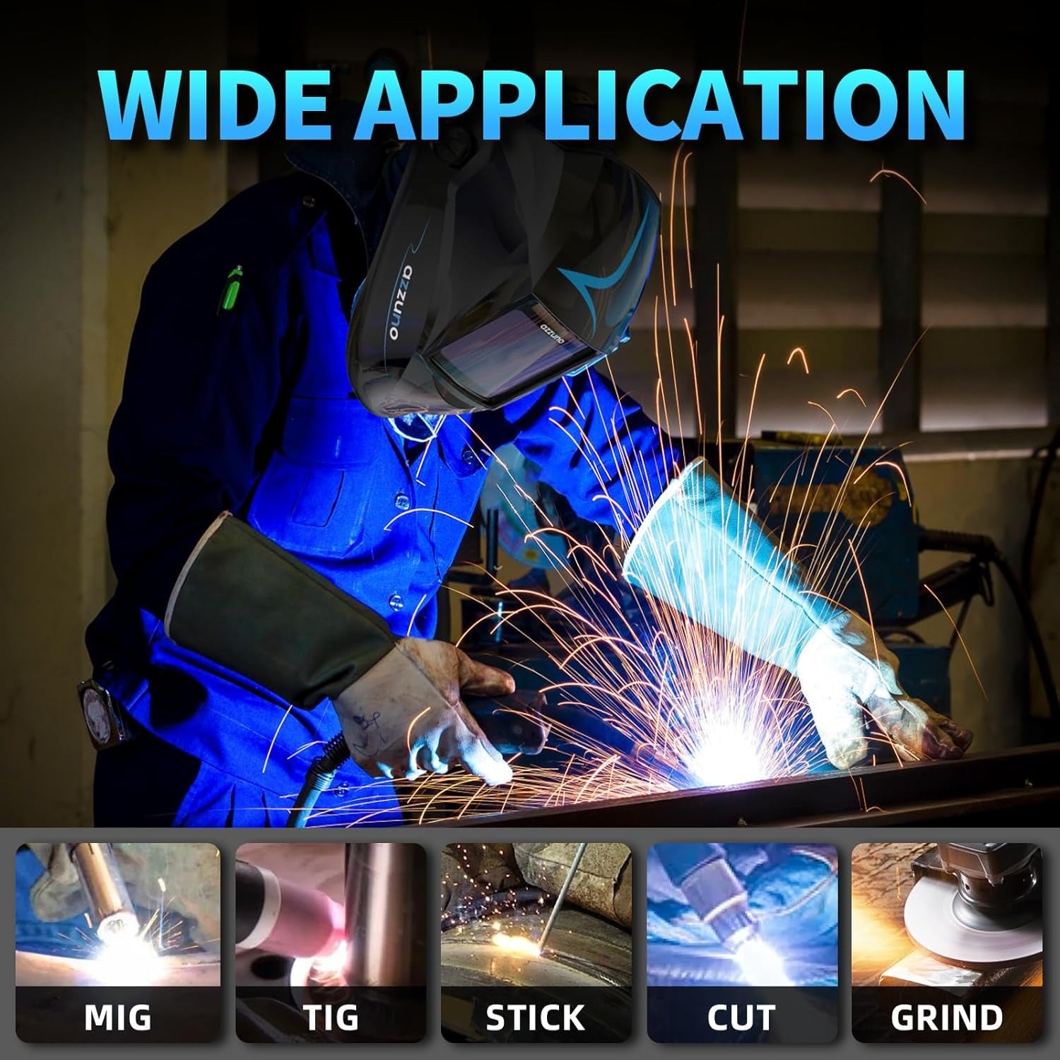 Azzuno Auto Darkening Welding Helmet