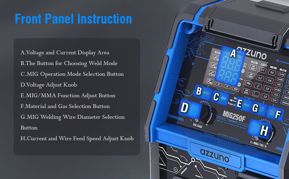 Azzuno_Aluminum_250A_6_in_1_110V_220V_MIG_Welder_description_pic9