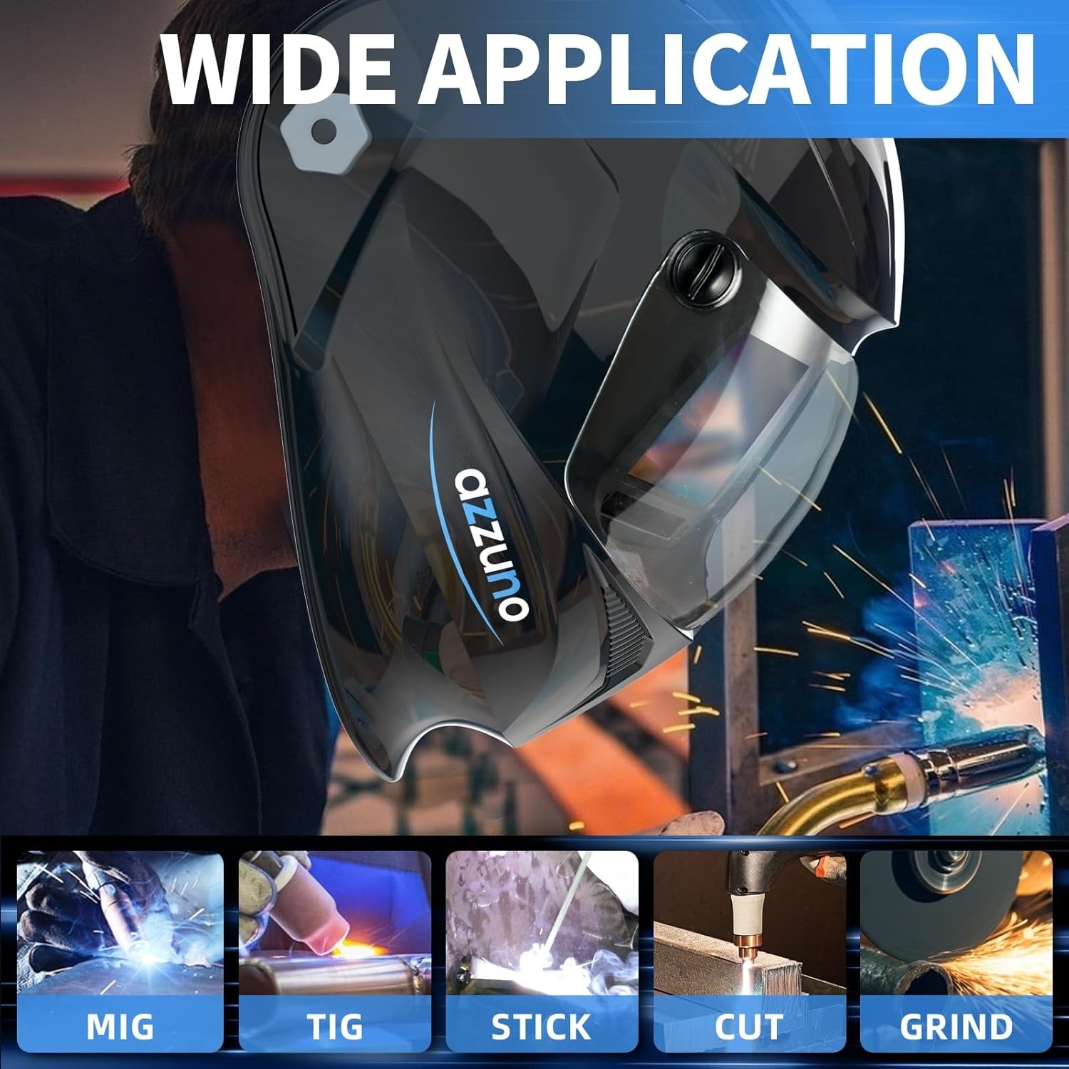 Azzuno Auto Darkening Welding Helmet