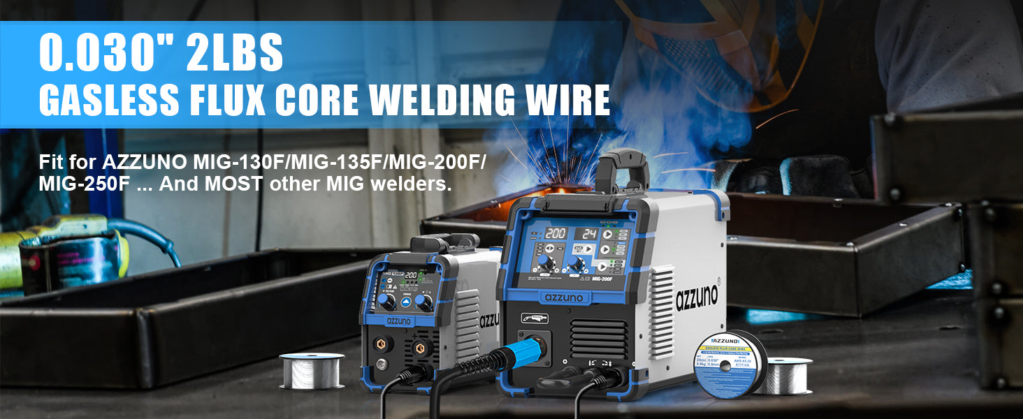 Azzuno_Flux_Core_E71T-GS_Mild_Steel_Gasless_Mig_Welding_Wire_2_Lbs_description_pic5