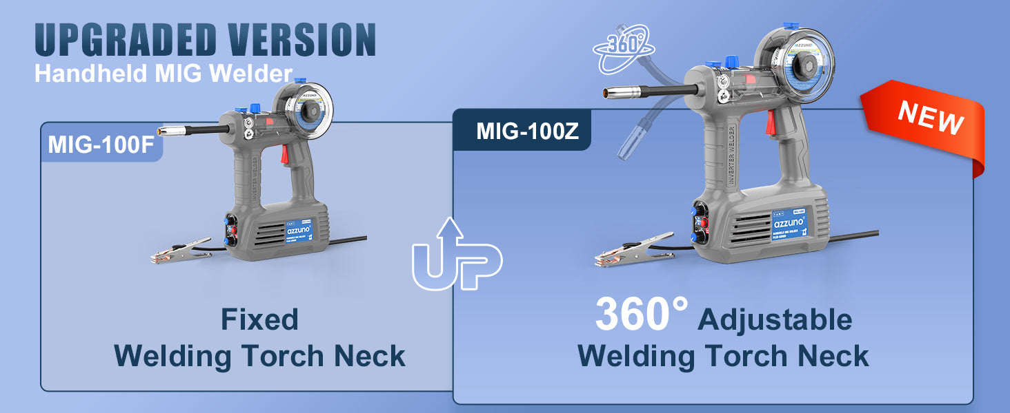 Azzuno_Handheld_MIG_Welder_100A_110V_Flux_Core_Stick_Welder_Description_pic2