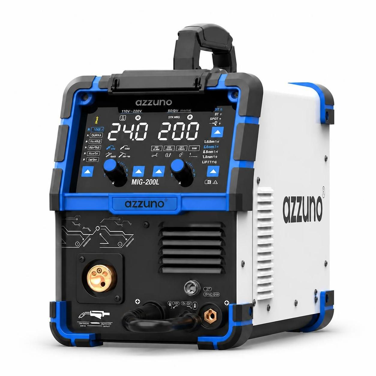 Azzuno_MIG-200L_200A_110V220V_8_in_1_Multi_process_MIG_Welding_Machine_pic