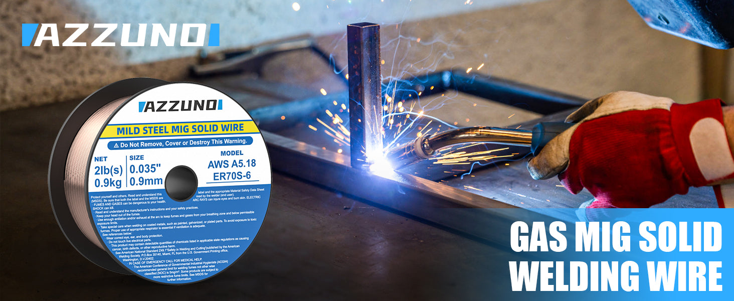 Azzuno_Mig_Solid_ER70S-6_Mild_Steel_Gas_2-LB_Mig_Welding_Wire_description_pic1