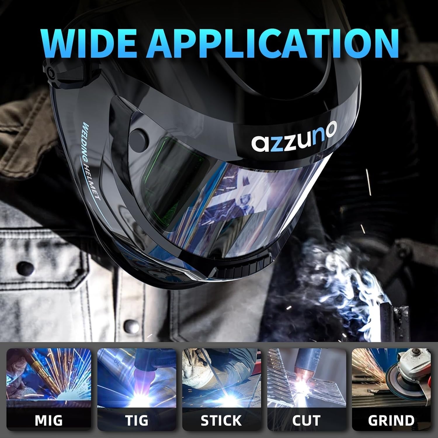 Azzuno Auto Darkening Welding Helmet