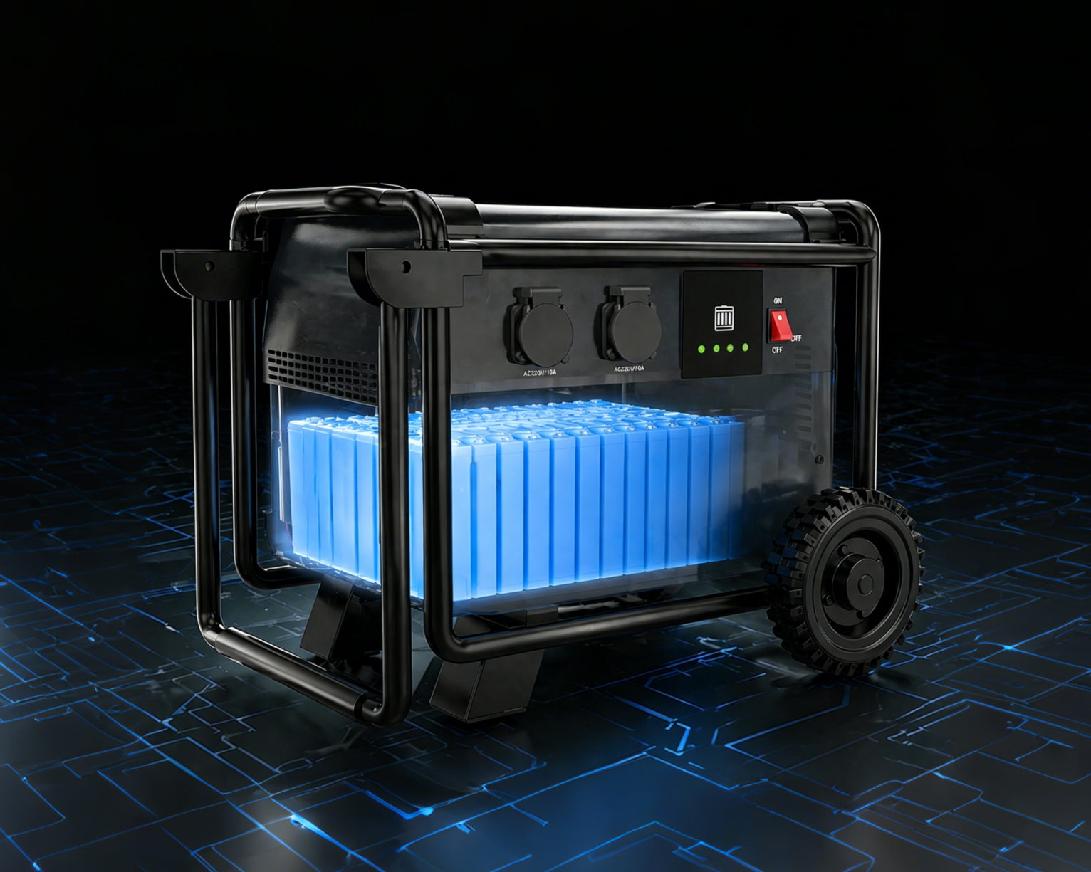 power station have High-Capacity LiFePO4 Battery for Long-Term Reliability