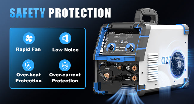 AZZUNO multiprocess welder- multi function welding machine
