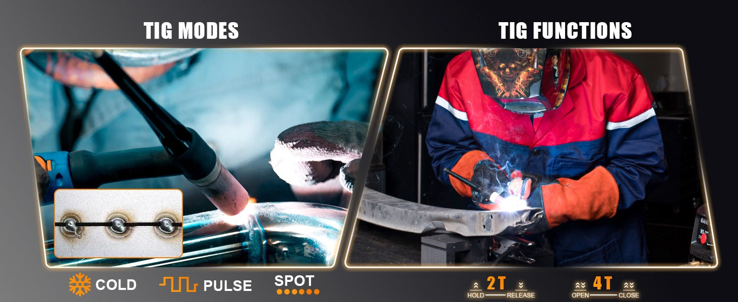 DC TIG welder for professional welding-AZZUNO tig welder
