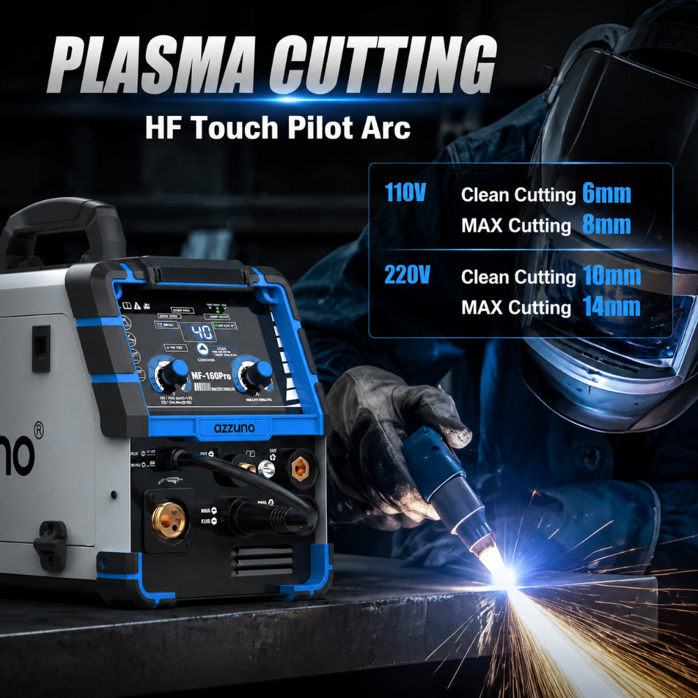 Azzuno 160A All-in-One Pulse MIG Welder and Cutter Combo