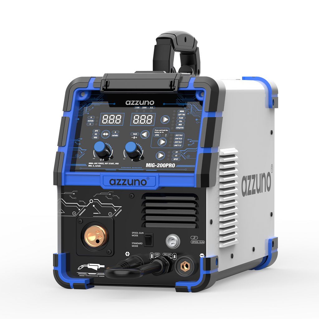 Azzuno 200A 110V/220V 8 in 1 MIG Multiprocess Welder