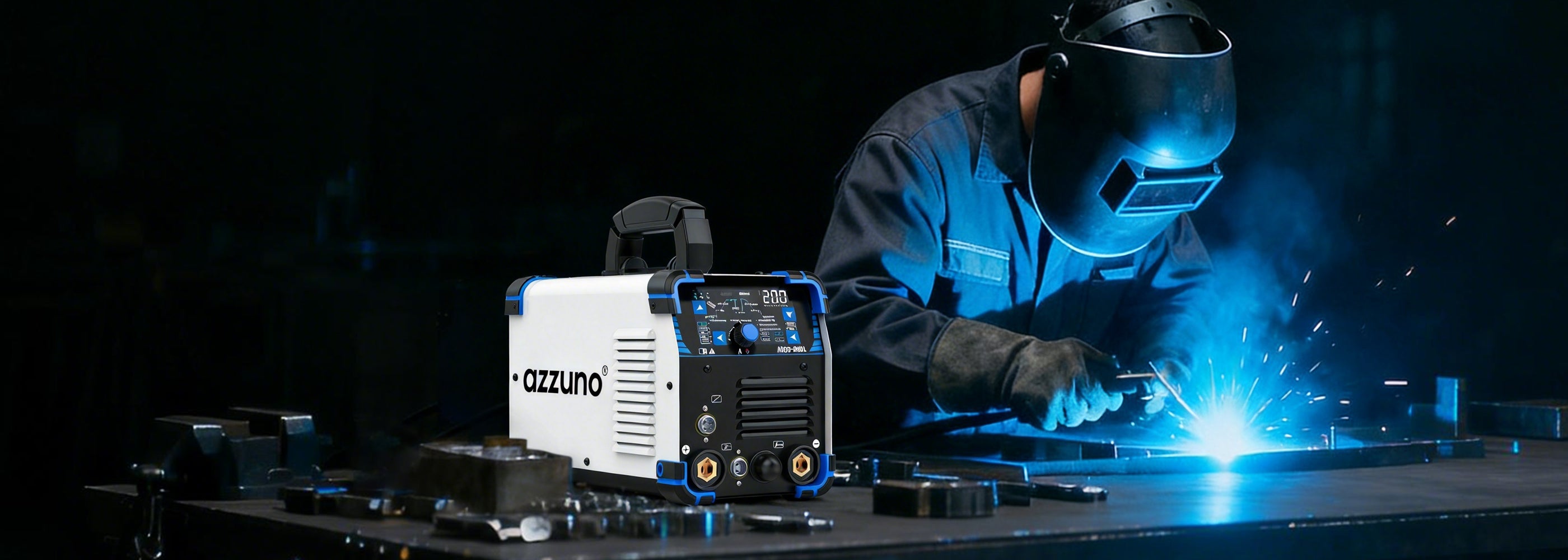 AC DC TIG welder- AZZUNO aluminum welding machine